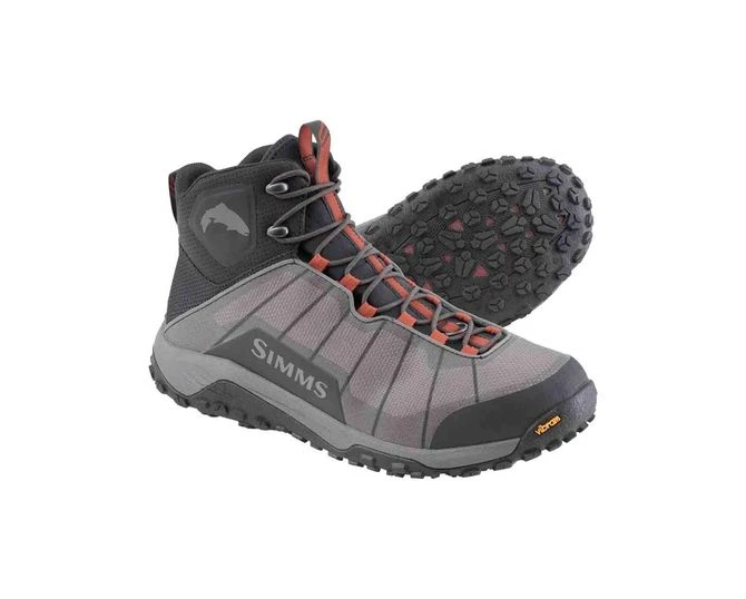 Ultralight Simms Flyweight Wading Boots Vibram Sole