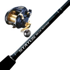 COMBO - Shimano Beastmaster 9000 + Status Blue Water Bent Butt 50-80lb + Free Braid